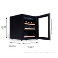 Commercial Black Wine Cooler Fridge Cabinet